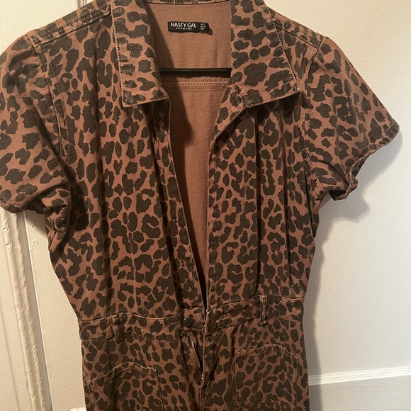 Nasty Gal insane denim jumpsuit - Picture 6 of 9